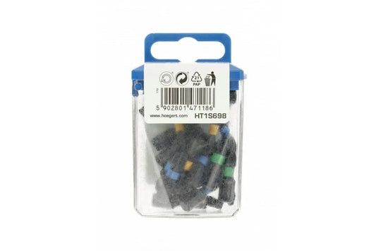 Set 20 biti de impact mixt 25mm HOGERT / HT1S698 - 221.ro