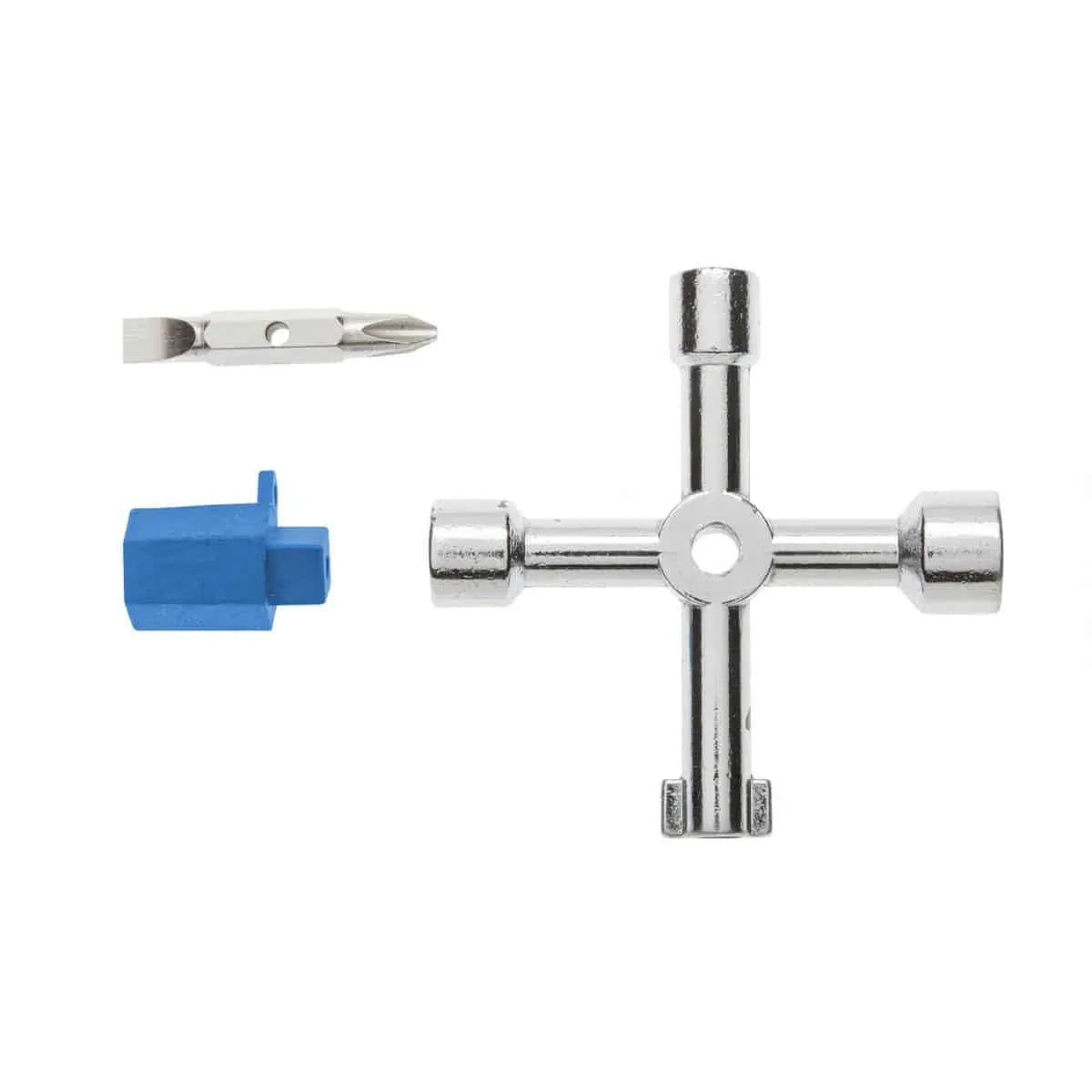 Cheie universala pentru tablouri electrice, cu 6 capete, 76mm HOGERT / HT1W760 - 221.ro
