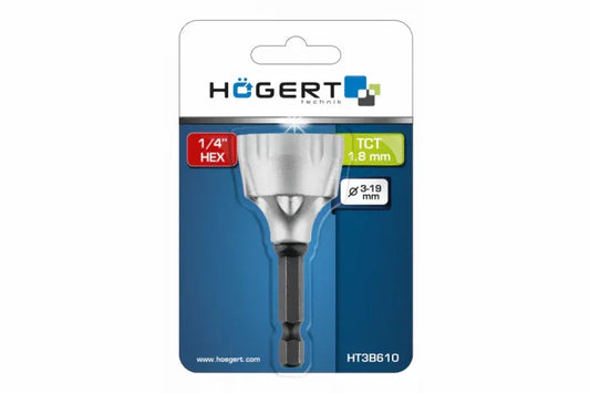 Freza conica 1/4" HEX HOGERT / HT3B610 - 221.ro