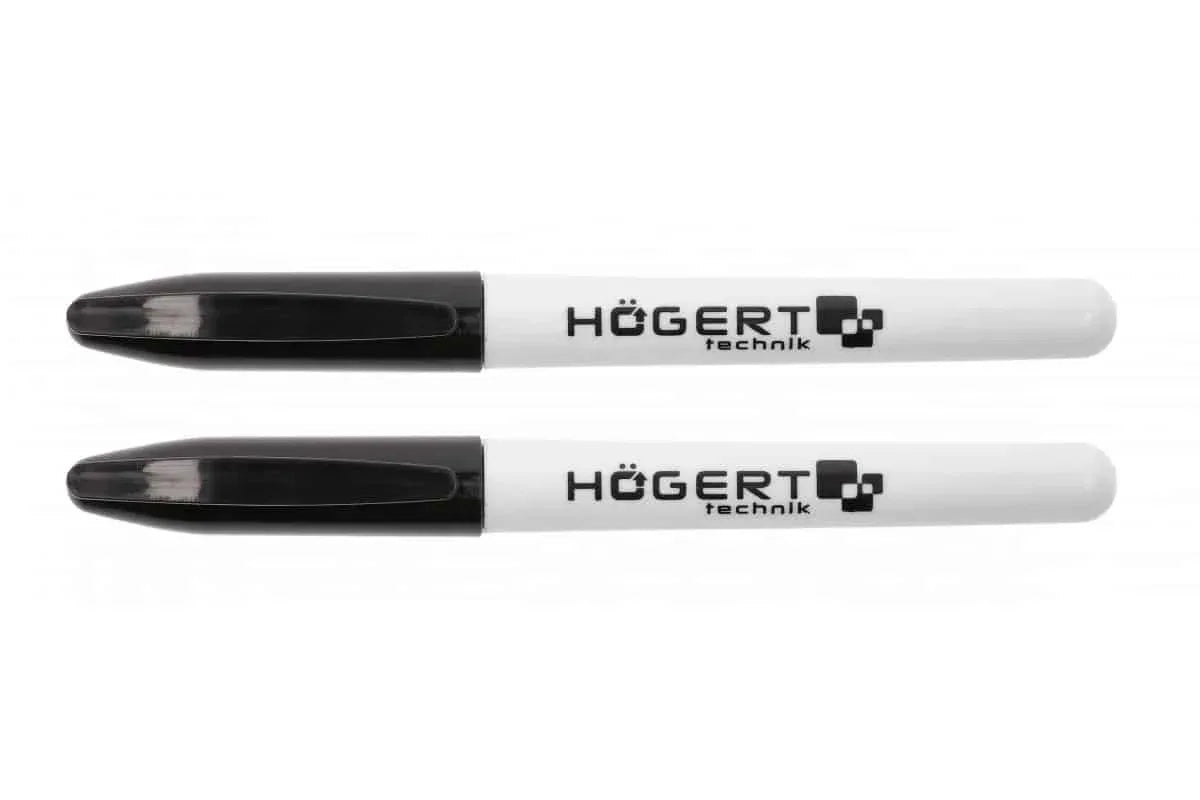 Marker permanent universal, 2 bucati, negru HOGERT / HT3B779 - 221.ro
