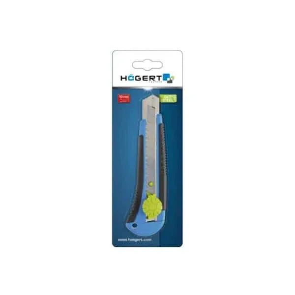 Cutter cu sistem de blocare, 18mm, lame din otel SK5, HOGERT / HT4C605 - 221.ro