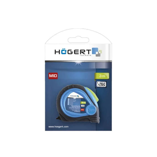 Ruleta din otel 3m x 16 mm HOGERT / HT4M423 - 221.ro