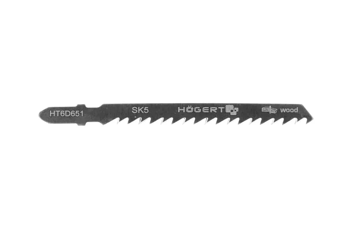Set 5 bucati lame pentru fierastrau electric, HOGERT 6TPI, 100mm / HT6D651 - 221.ro