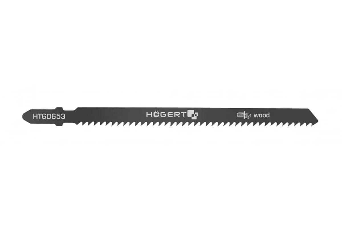 Set 5 bucati lame pentru fierastrau electric, HOGERT 9TPI, 126mm / HT6D653 - 221.ro