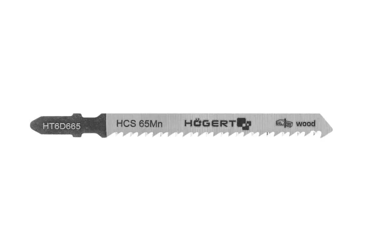 Set 5 bucati lame pentru fierastrau electric, HOGERT 10TPI, 100mm / HT6D665 - 221.ro