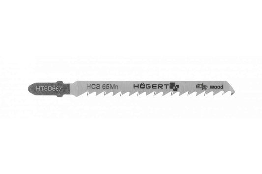 Set 5 bucati lame pentru fierastrau electric, HOGERT 6TPI, 100mm / HT6D667 - 221.ro