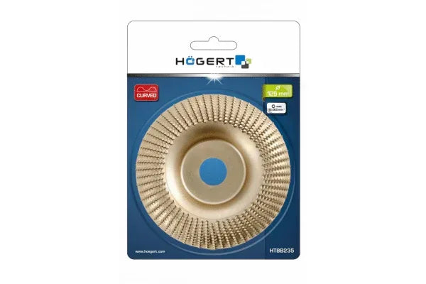 Disc de slefuit lemn 125mm HOGERT / HT8B235 - 221.ro