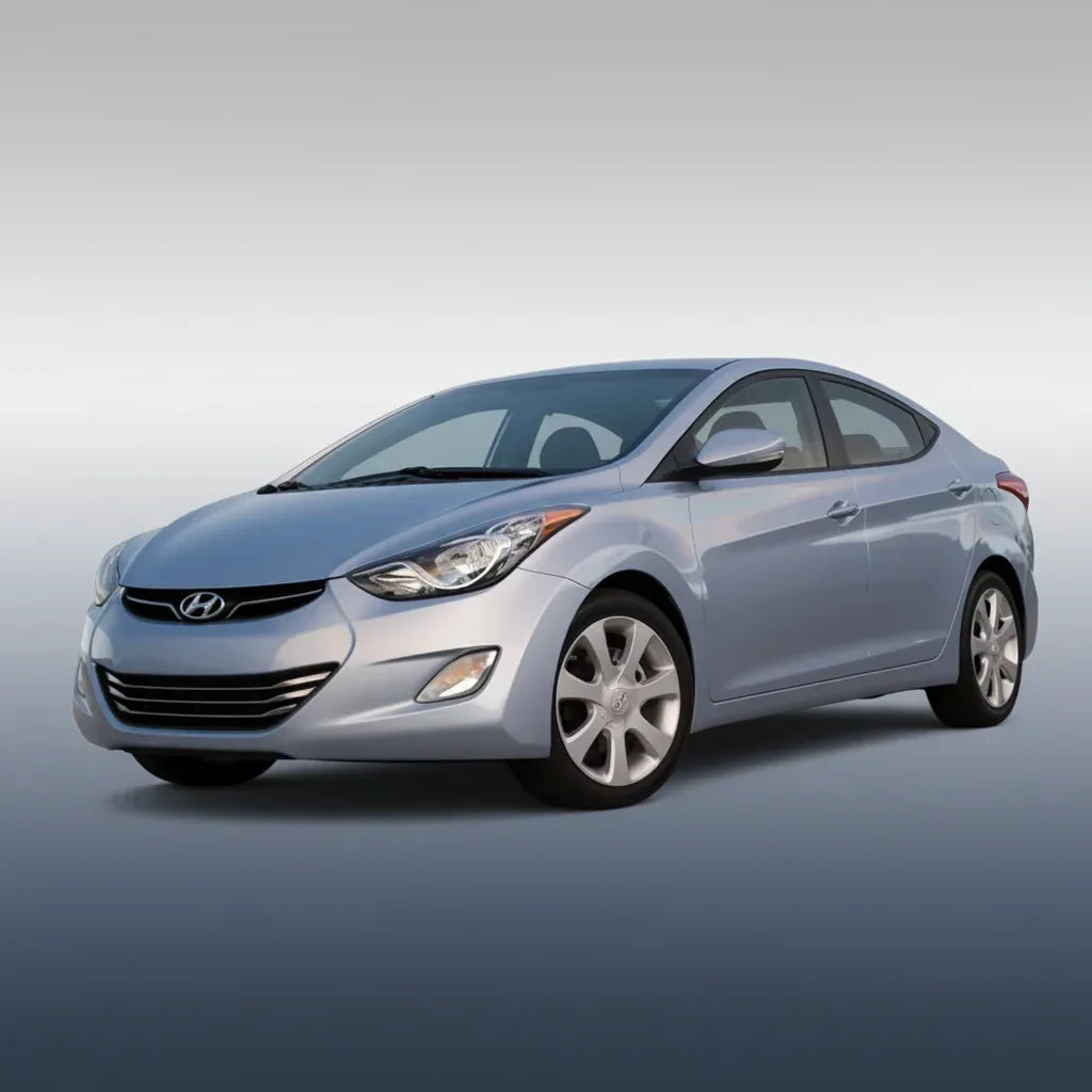 Covorase Auto Cauciuc Compatibile Hyundai Elantra V (MD/UD, 2010–2015)- Red