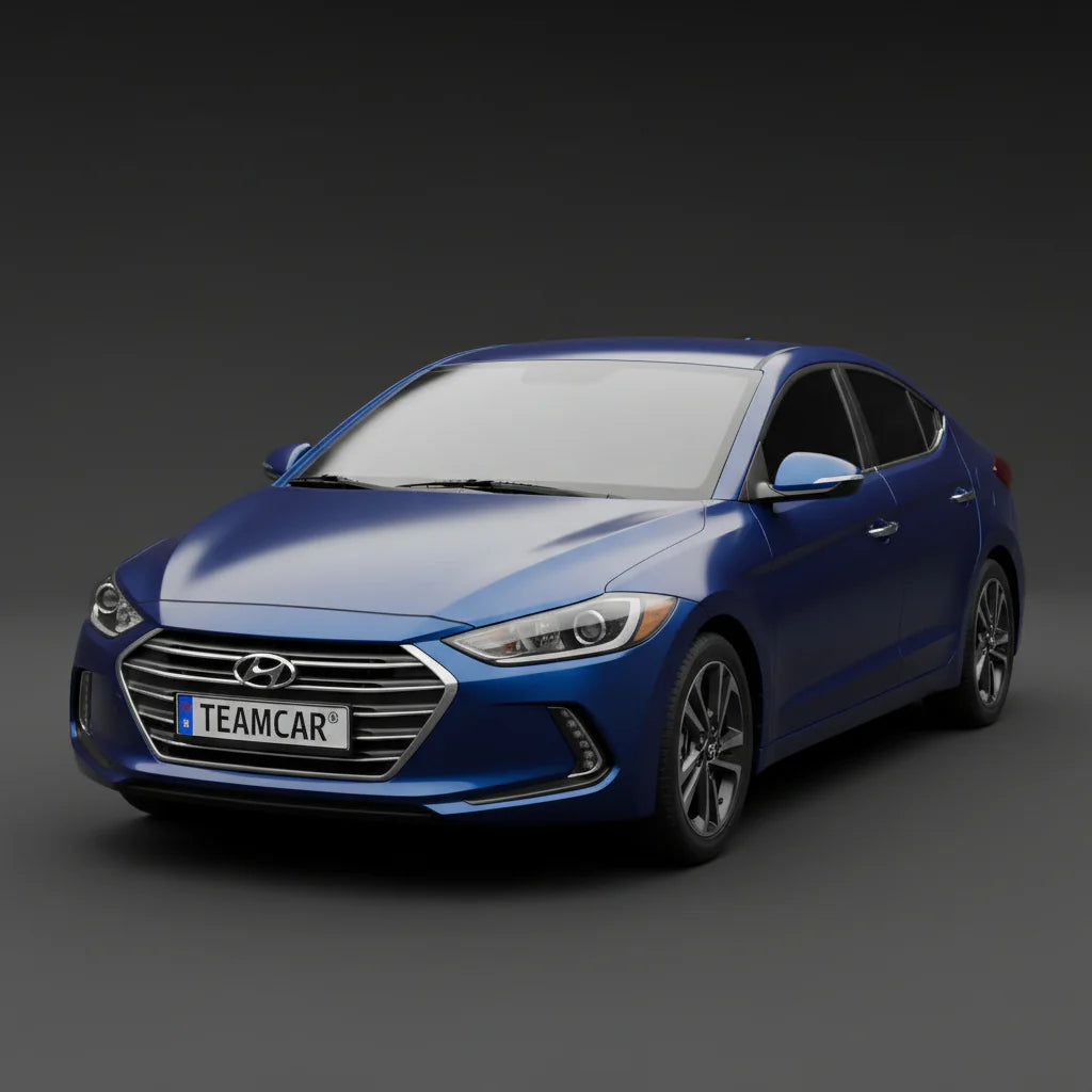 Covorase Auto Cauciuc Tip Tavita Hyundai Elantra VI (2015-2020) - Silver