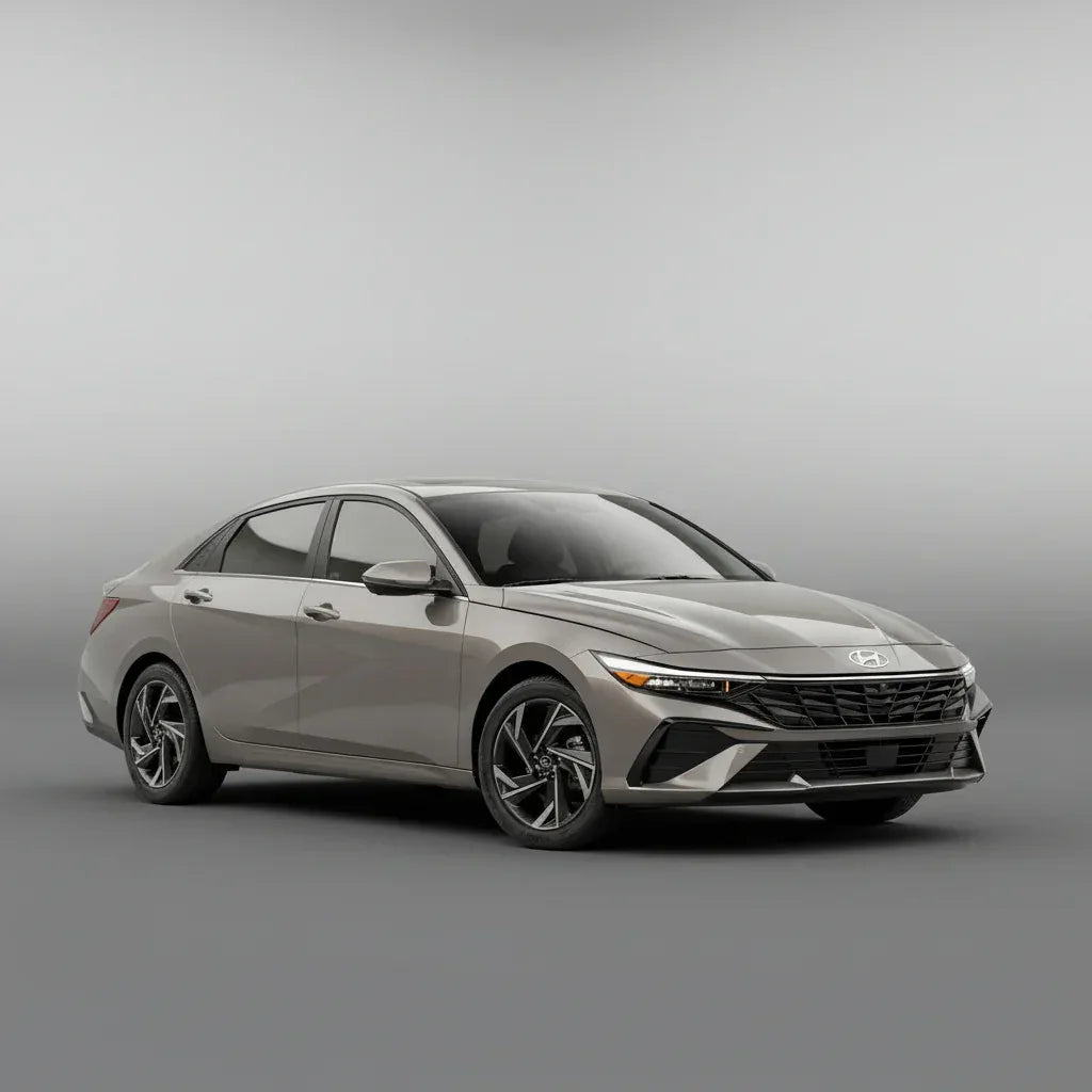 Covorase Auto Cauciuc Compatibile Hyundai Elantra VII Facelift -Silver