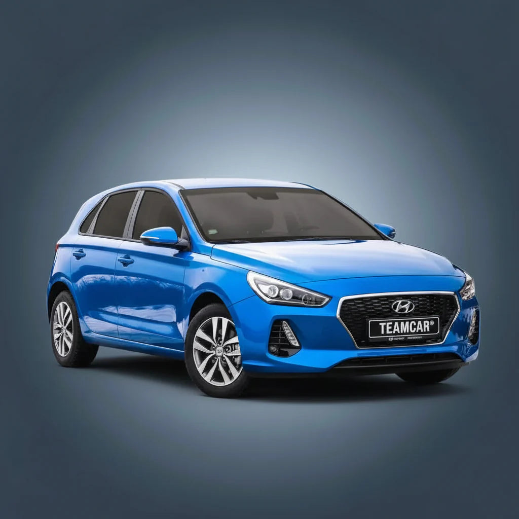 Covorase Auto Hyundai i30 III (2017-2020) - Cauciuc Tip Tavita -Red