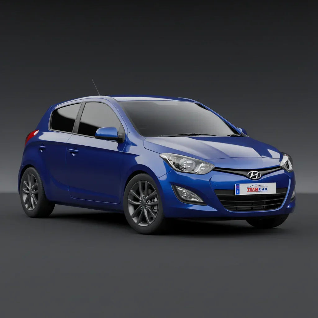 Covorase Auto Hyundai iGen i20 2012-2014 - Tavita Cauciuc-Blue