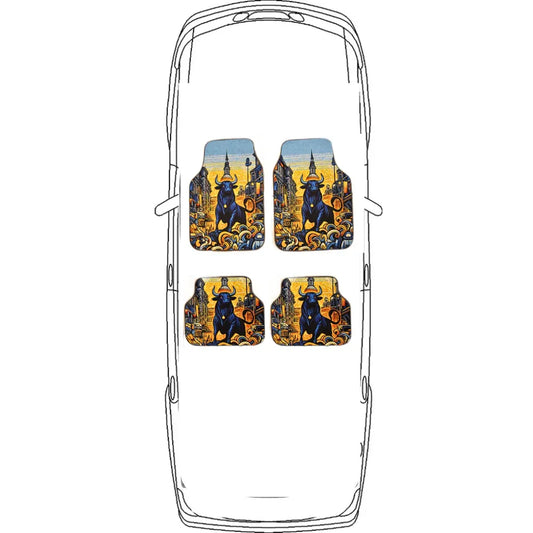 Covorașe Auto DECOMAT Bull Print – Set Universal PVC