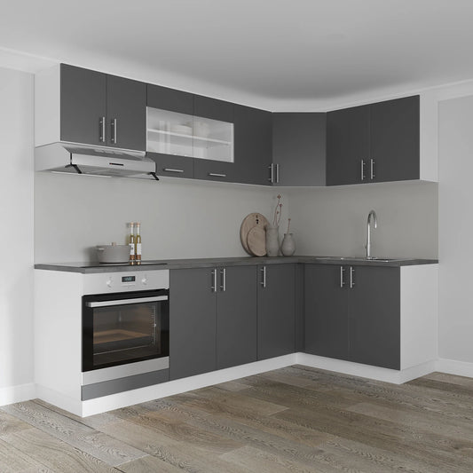 Corp Superior haaus Colt Karo, Antracit/Alb, 60 x 60 x 60 cm