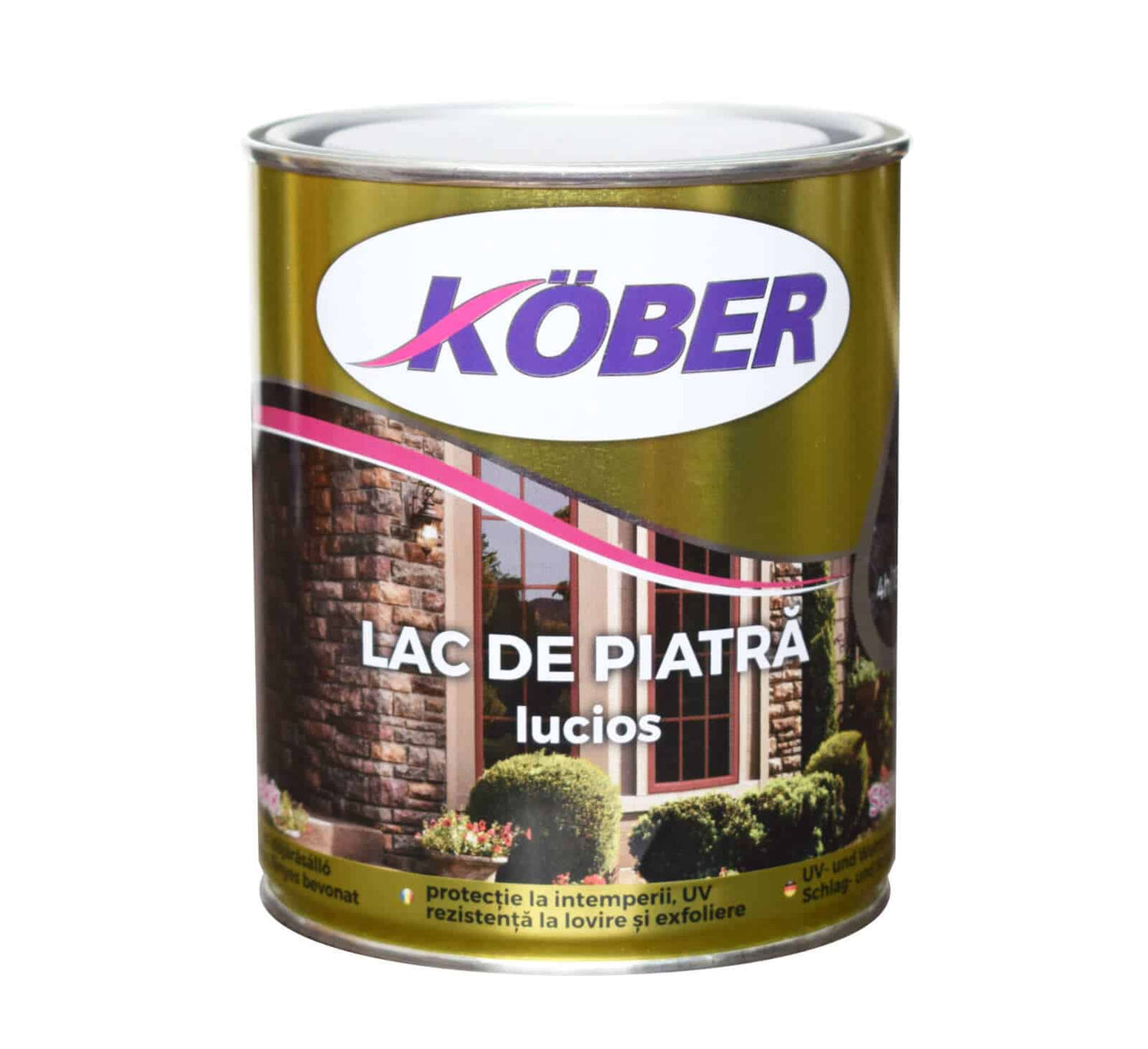 Lac pentru piatra, 0.75L, maro lucios / L5079E-C0.75L