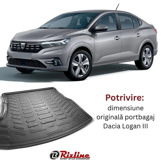 Tavă Portbagaj Dacia Logan III 2021 + Rizline Original - 221.ro