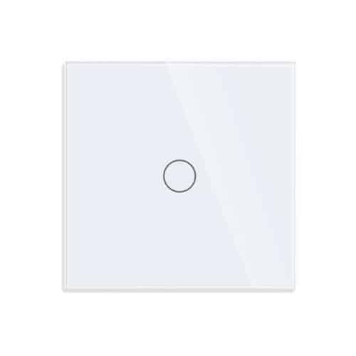 Intrerupator simplu 500W, LXD, alb / LXD-ST-101G-W