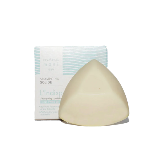 Șampon solid natural pentru păr cu argila albă (Kaolin), 70g.