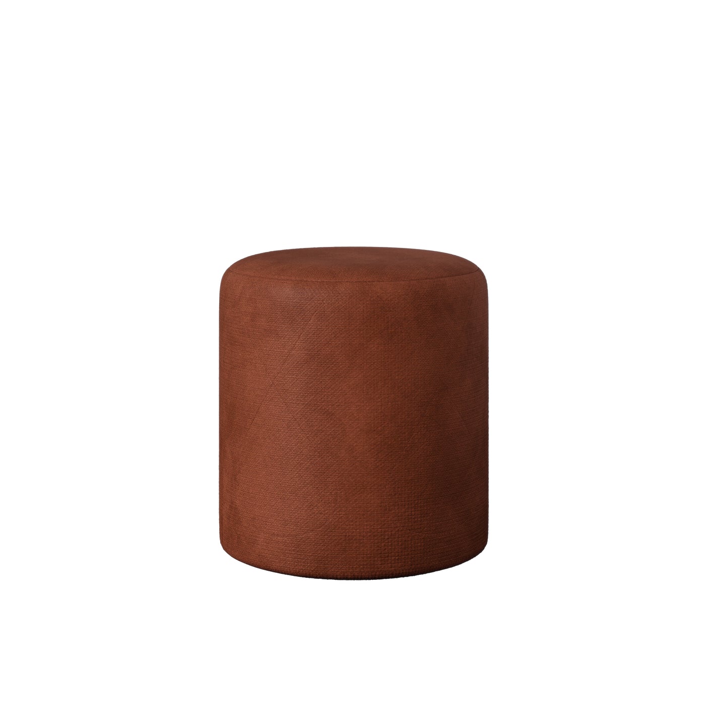 Taburet Tapitat haaus Mali, Caramel, Stofa, L 41 x l 41 x H 45 cm