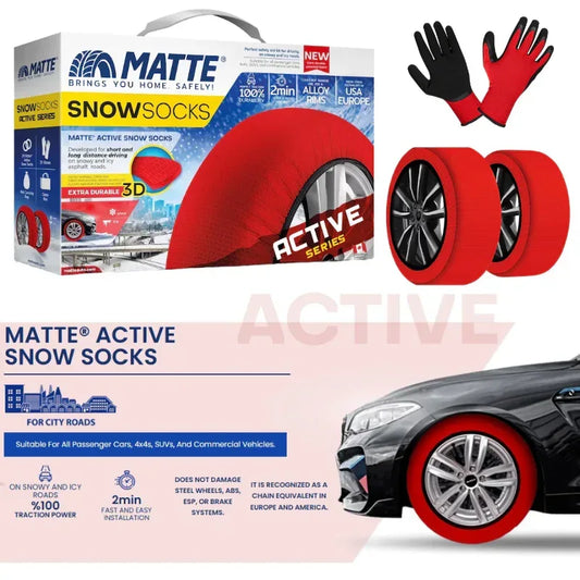Lanturi textile auto MATTE SnowSocks Active – Marimea M - 221.ro