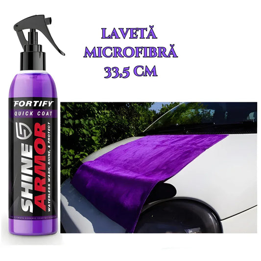 Shine Armor - Spray Ceramic 3 în 1 pentru Protecție și Lustruire - Kit 236ml