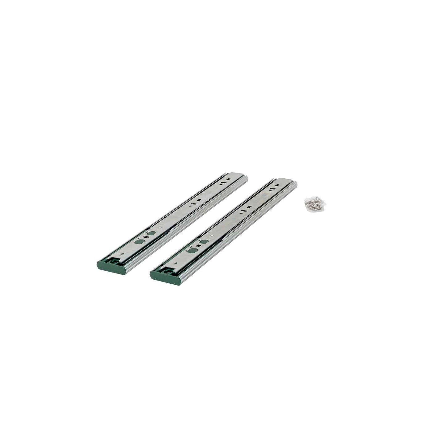 Set 2 glisiere cu bile, lungime 350mm, argintiu Z-TOOLS / PK-L-P2O-H45-350