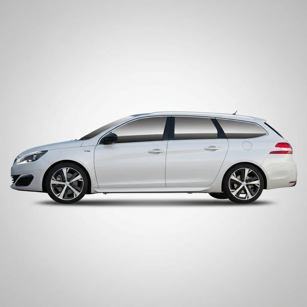 Covorase Auto Tip Tavita Compatibile Peugeot 308 II SW (2013-2021) Silver