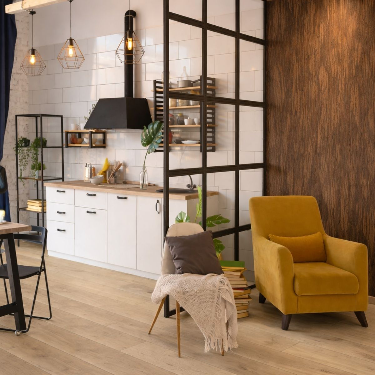 Panou SPC de inalta Densitate, Lambriu Bambú, Naimeed D7872– structura solida, antibacterian, ignifug, rezistenta excelenta la umiditate, 120 × 280 cm, grosime 8mm