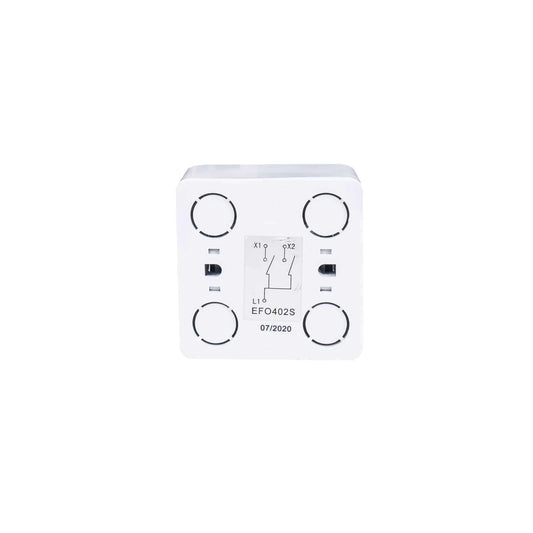 Intrerupator dublu PT QUATRIC, 10A, 250V / QC-6-0315 - 221.ro