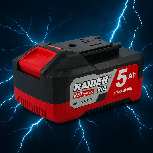 R20 Acumulator Li-ion 20V 5Ah compatibil cu intreaga gama Raider R20 - 221.ro