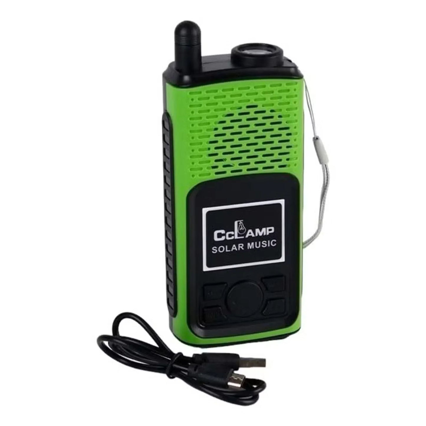 Difuzor Bluetooth Multifuncțional Solar cu Radio FM, Flashlight, USB & TF Card, Wireless - Bleu