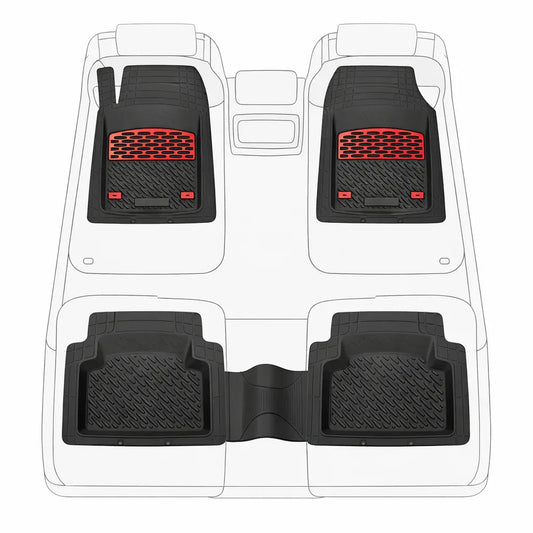 Covorase Auto TeamCar® Tip Tavita Compatibile Peugeot 508 I SW (2010-2014) Red
