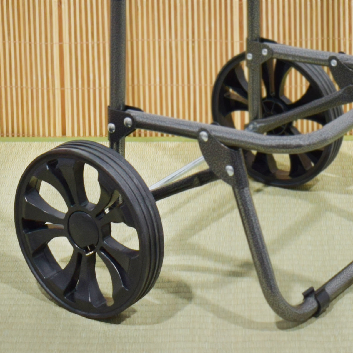 Carucior de piata pliabil, Naimeed D4946, 2 roti, 62 L, Maro