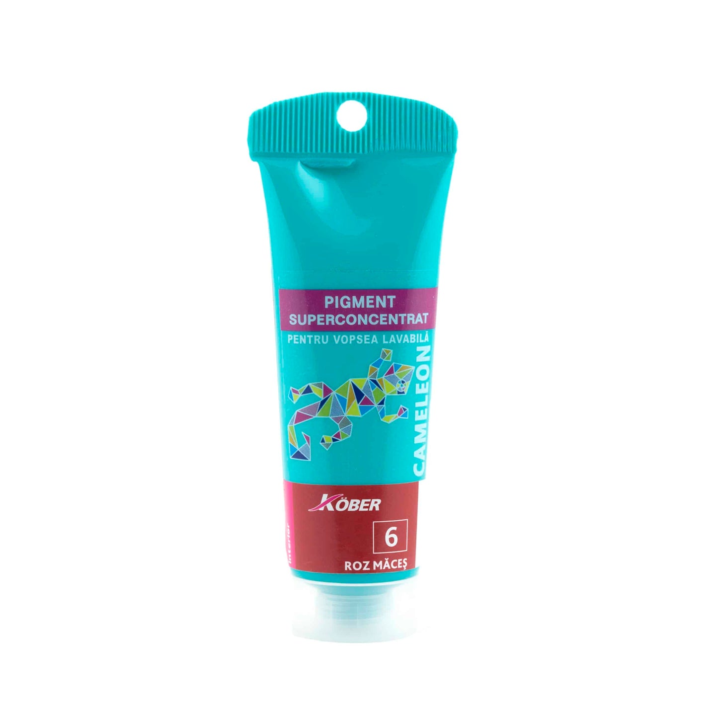 Pigment superconcentrat, pentru vopsele lavabile, KOBER, roz maces, 30ML / SCP6-F30ML