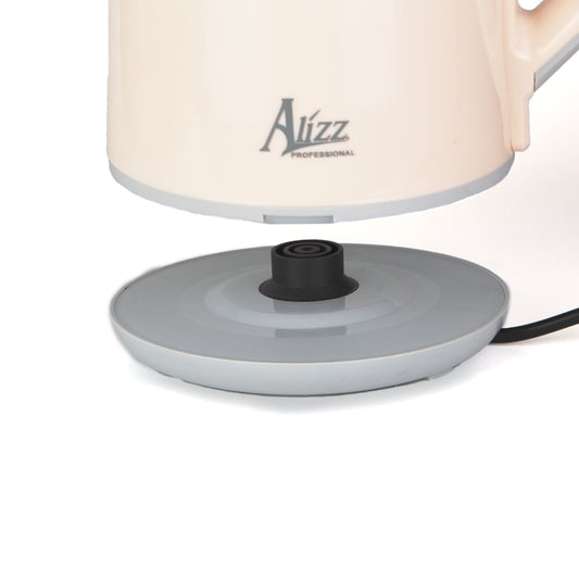 Fierbator apa, Sokany SK-0702, 2400W, capacitate 2.3L, control temperatura, indicator luminos, Crem