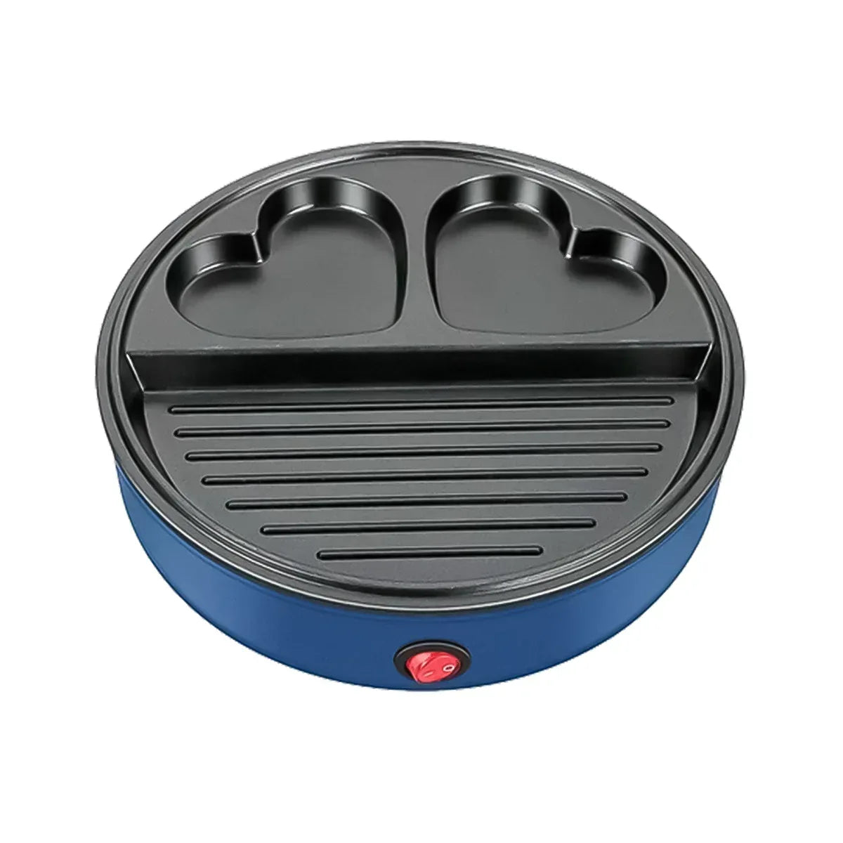 Gratar electric Sokany SK-221, 600 W, placa anti-aderenta, Blue - 221.ro