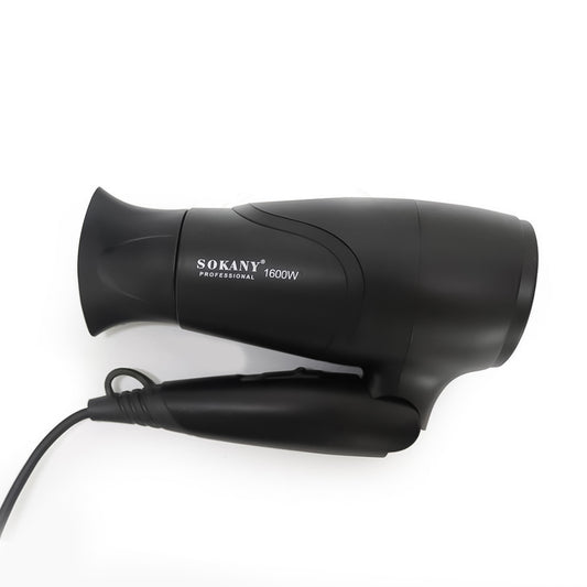 Uscator de par pentru voiaj Sokany SK-318, 1600W, Professional Line, pliabil, Negru