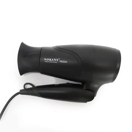 Uscator de par pentru voiaj Sokany SK-318, 1600W, Professional Line, pliabil, Negru - 221.ro