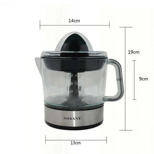 Storcator citrice Sokany JE-623D, 45W, 0.7L, 2 conuri, Negru/Inox - 221.ro