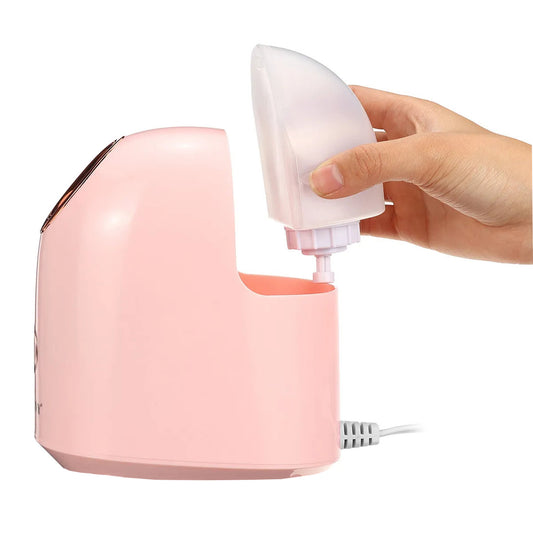 Sauna faciala cu ionizare Sokany SK-6880, 280W, deschidere pori, curatarea fetei, pulverizator aburi, Roz