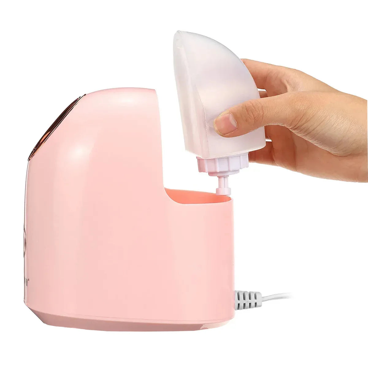 Sauna faciala cu ionizare Sokany SK-6880, 280W, deschidere pori, curatarea fetei, pulverizator aburi, Roz - 221.ro