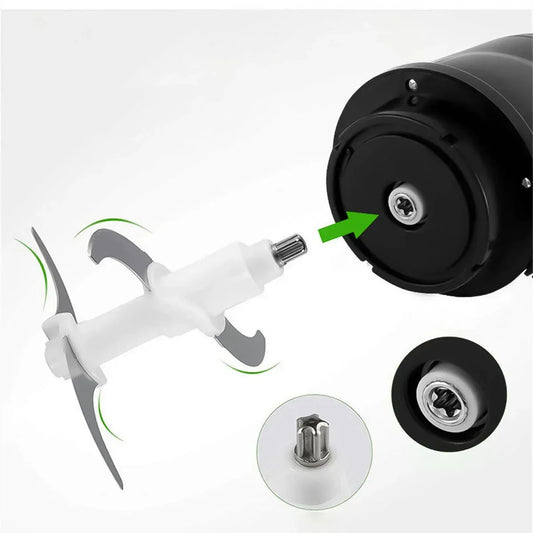 Tocator electric Sokany SK-7020, 4 lame din otel inoxidabil de inalta calitate, 400 W, 2L, recipient din Inox, Negru - 221.ro