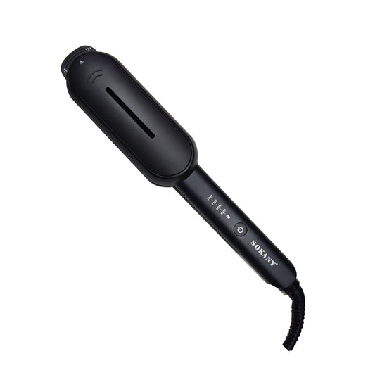 Placa 2 in 1 de indreptat si creponat parul Sokany SK-9703, 200 grade, invelis ceramic, Negru