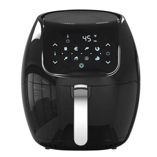 Friteuza fara ulei Sokany SK-8012, 1800W, 7.7L, Control Digital, Negru