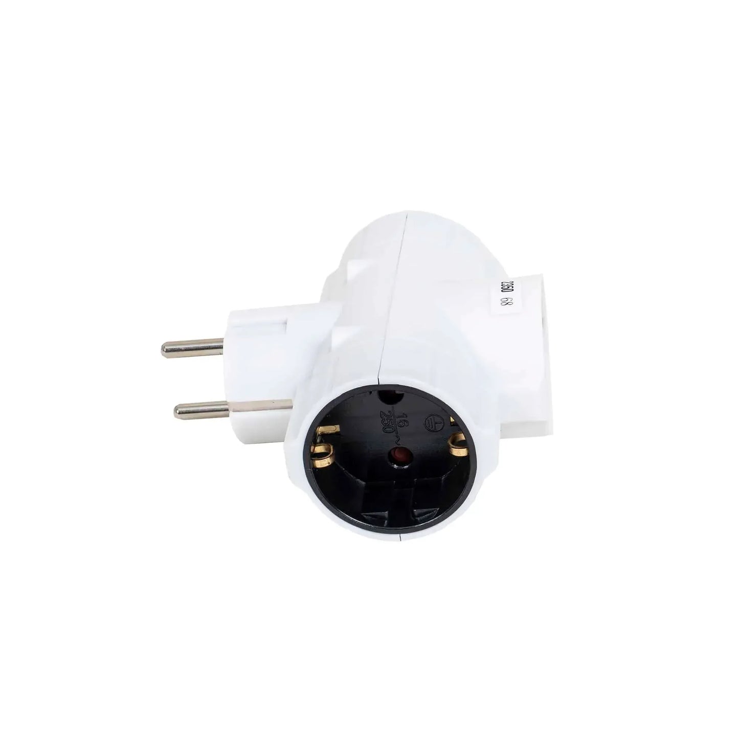 Adaptor cu 3 posturi, IP20, maxim 3680W, 16A, 230V, Z-TOOLS / SM-TRS-0103 - 221.ro