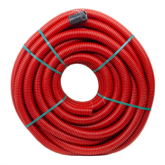 Tub flexibil tip copex, pentru protectie cablu, 50mm, 450N, 50ml, rosu / TCPE50 - 221.ro