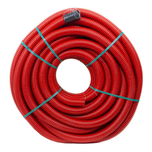 Tub flexibil tip copex, pentru protectie cablu, 50mm, 450N, 50ml, rosu / TCPE50 - 221.ro