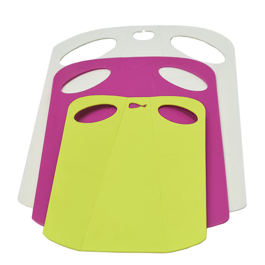 Set 3 tocatoare pliabile din PVC pentru bucatarie, versatile si practice