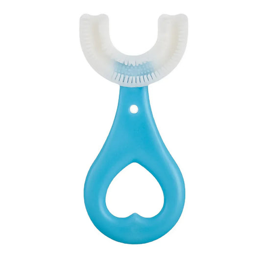 Periuta de Dinti Circulara U-shape, pentru Copiii de 2-6 ani, Albastra - 221.ro