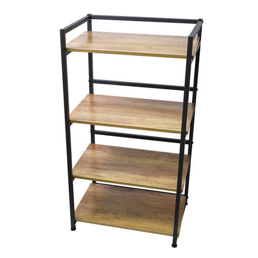 Raft cu 4 polite, Naimeed V4, Negru/Artar Japonez